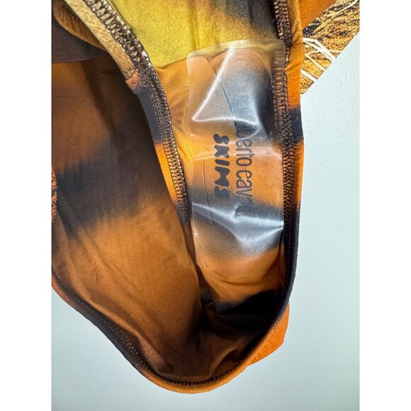 NWT Skims X Roberto Cavalli Scoop Neck One Piece In Tiger Face Print Size XL - Picture 9 of 16